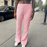 Dili Yoga Sports Solid Color Belt Casual Pants Pants Women's Winter 2025