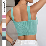 Dili Y2k Sports Babes Sling T-Shirt Vest Women's Clothing 2025 Spring And Summer